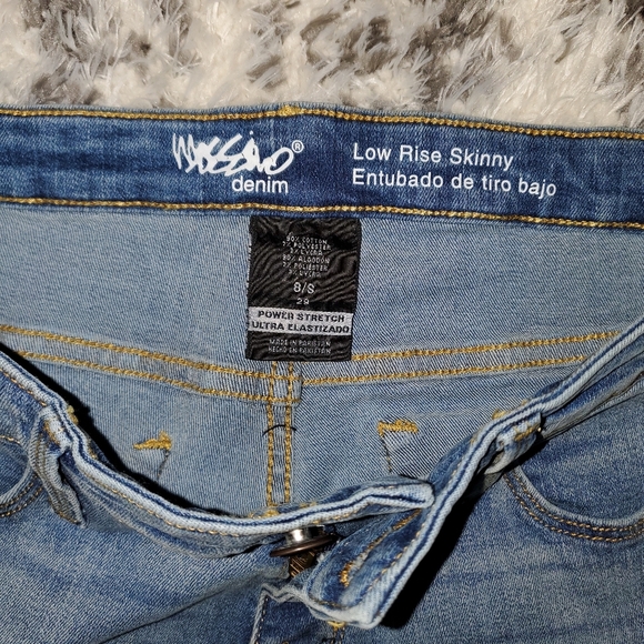 Massimo Denim Low Rise Skinny Jeans - Picture 6 of 11